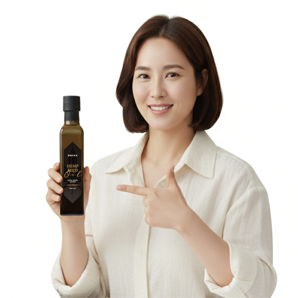 엔디카 미국산 햄프씨드 오일 엑스트라버진 대마종자유 250ml 2병 - 상세 이미지 2