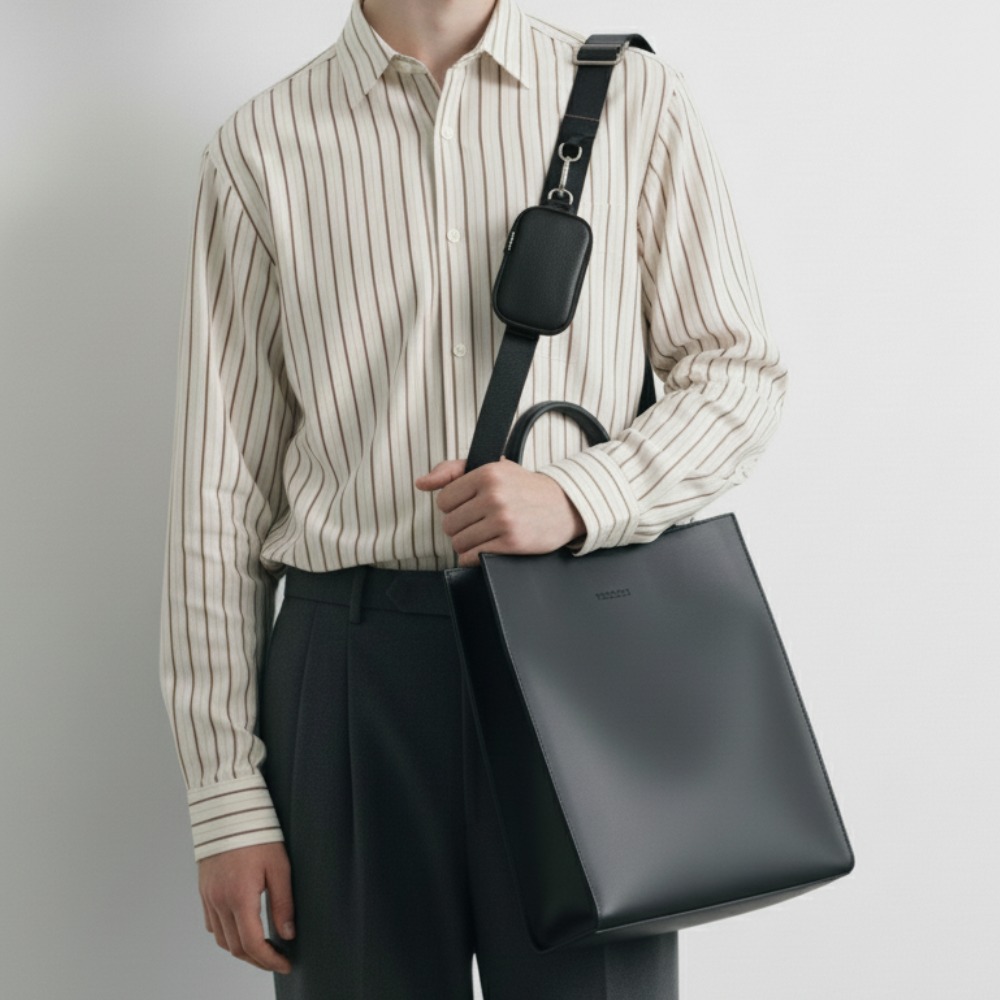 마젤란 남자 토트백 직장인 대학생 크로스 겸용 노트북 출퇴근 가방 크로스백 9006