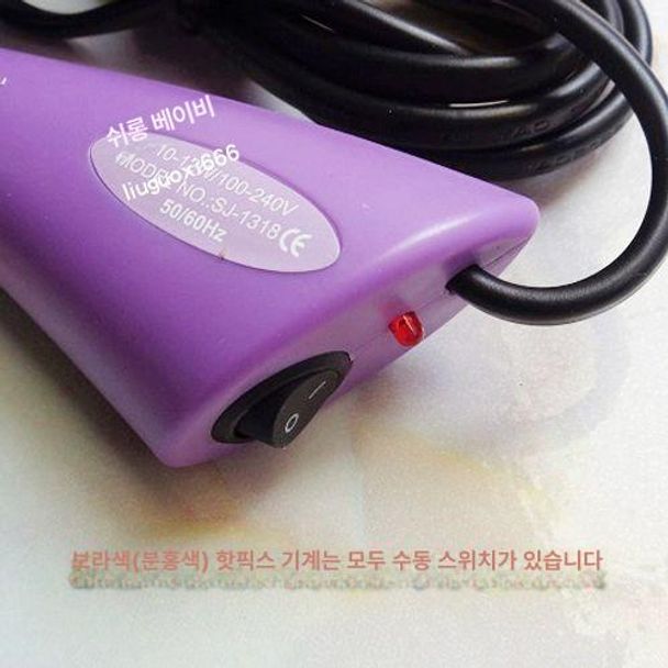 핫픽스 인두기 고속 리튬 다리미 히트 회로 스테이션 인두 완드 아크릴 납땜 충전 핫피스 플랫 화이트 드릴 1개 - 상세 이미지 3