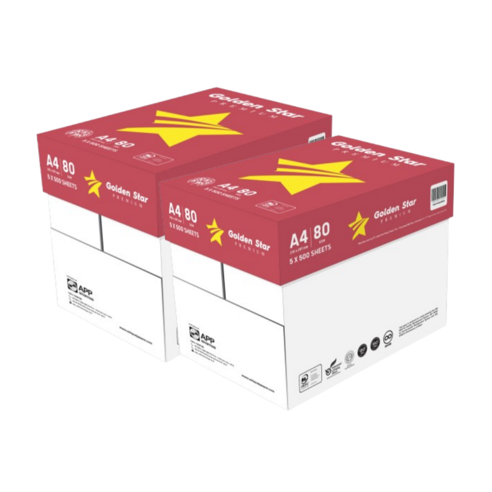 골든스타 A4용지 복사용지 80g 2500매 2박스 - 상세 이미지 2