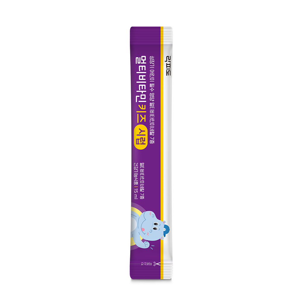 락피도 멀티비타민 키즈 시럽 · 프리미엄 종합 영양 60포, 2개 - 상세 이미지 3