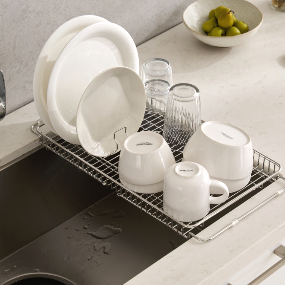 퓨어셀 304 올스텐 주방 싱크 플레이트 싱크볼 컵 선반 건조대