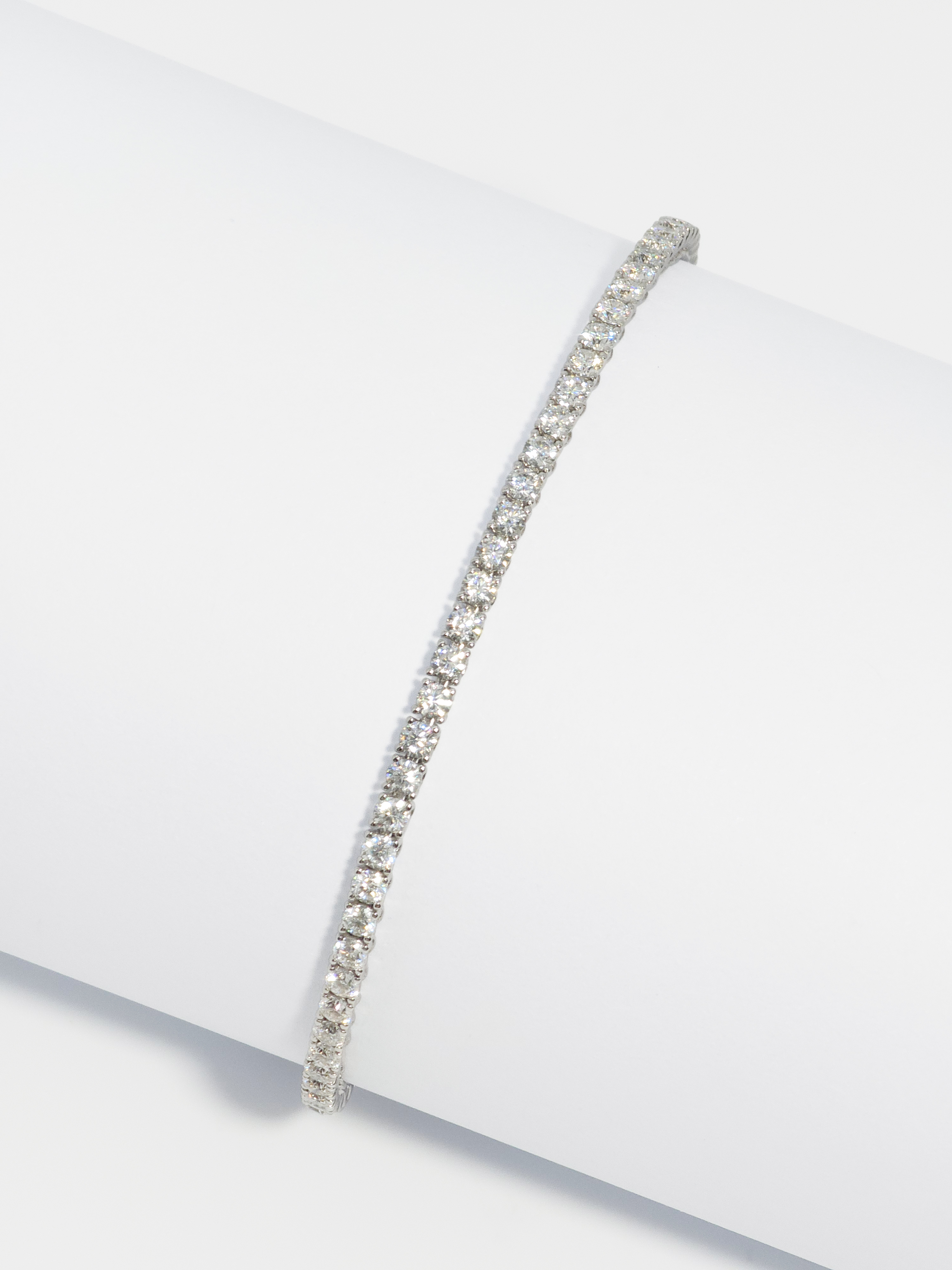 랩다이아 테니스팔찌 2mm 4프롱 신형 랩다이아몬드 14k 18k - 상세 이미지 2