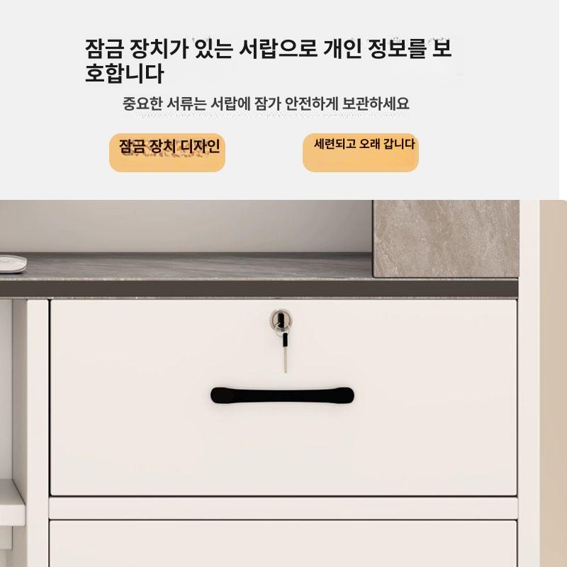 미용실 안내 데스크 병원 무광 두꺼움 소형카운터 무테 사무실 무광택 식당 계산대 카운터 경제형모델 70x45x100cm 옐로우 - 상세 이미지 4