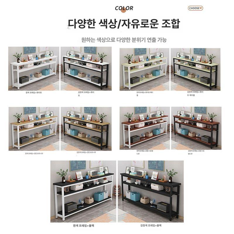 침대틈새 책상 쇼파 선반 좁고긴테이블 다용도 폭 15cm 60x15x99 - 상세 이미지 5