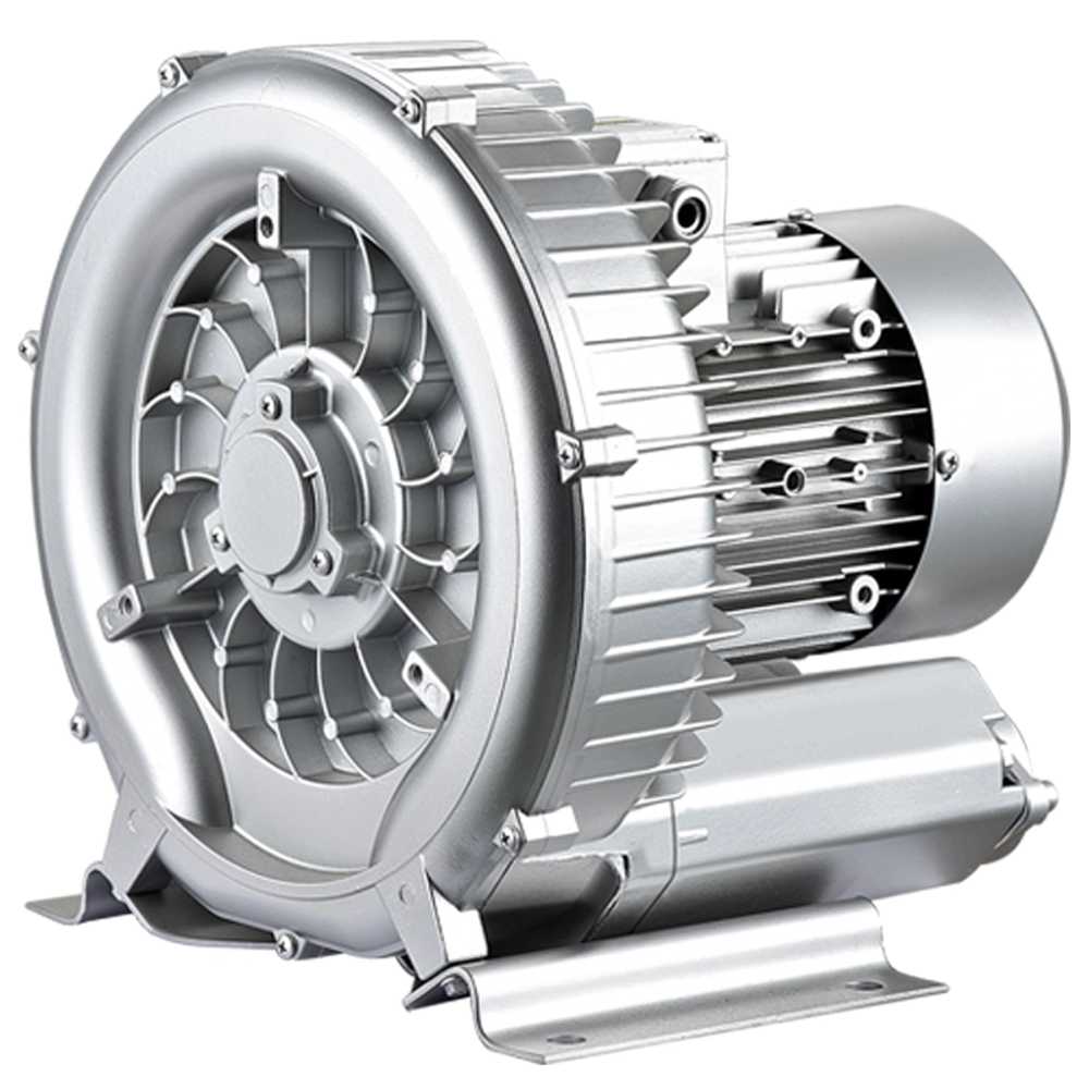 산업용 고압 링브로워 집진 건조 공기 순환 송풍기 단상 370W/220V 구리선 - 상품 이미지