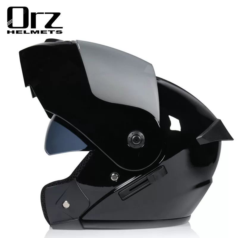 블루투스 헬멧 경량 풀페이스 바이크 오토바이 글로시블랙 블랙 렌즈 Y10 블루투스 S - 상세 이미지 4