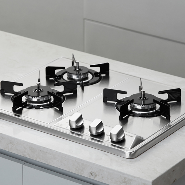 3구 빌트인 가스렌지 가스쿡탑레인지 GRAB3FDD 560x430-440 LNG