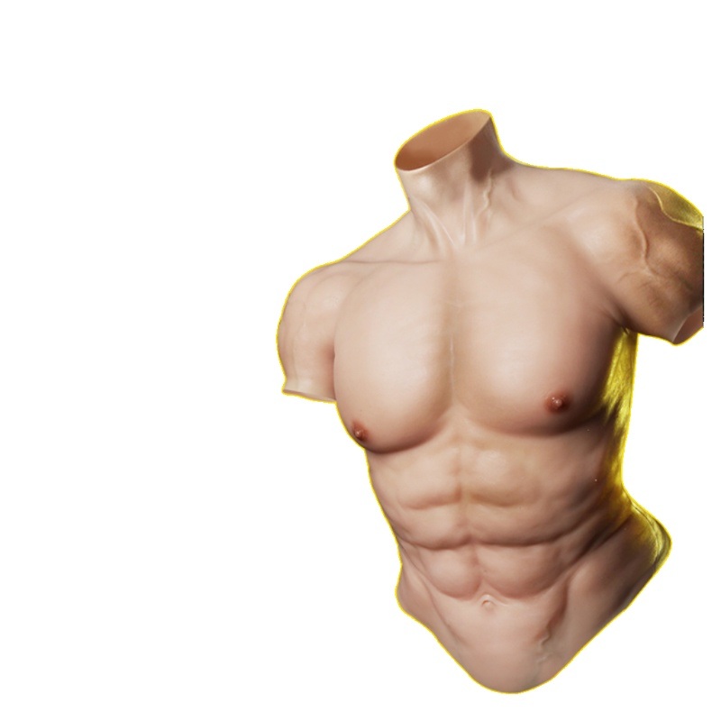 근육슈트 머슬 코스튬 스킨톤 감량 복근 체중 근육맨 가짜 변장 몸짱 - 상품 이미지