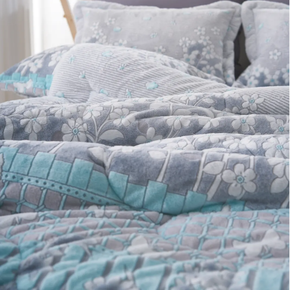 밍크 극세사 5미리 알러지케어 먼지없는 따뜻한 두꺼운 겨울 극세사 차렵 이불 SS