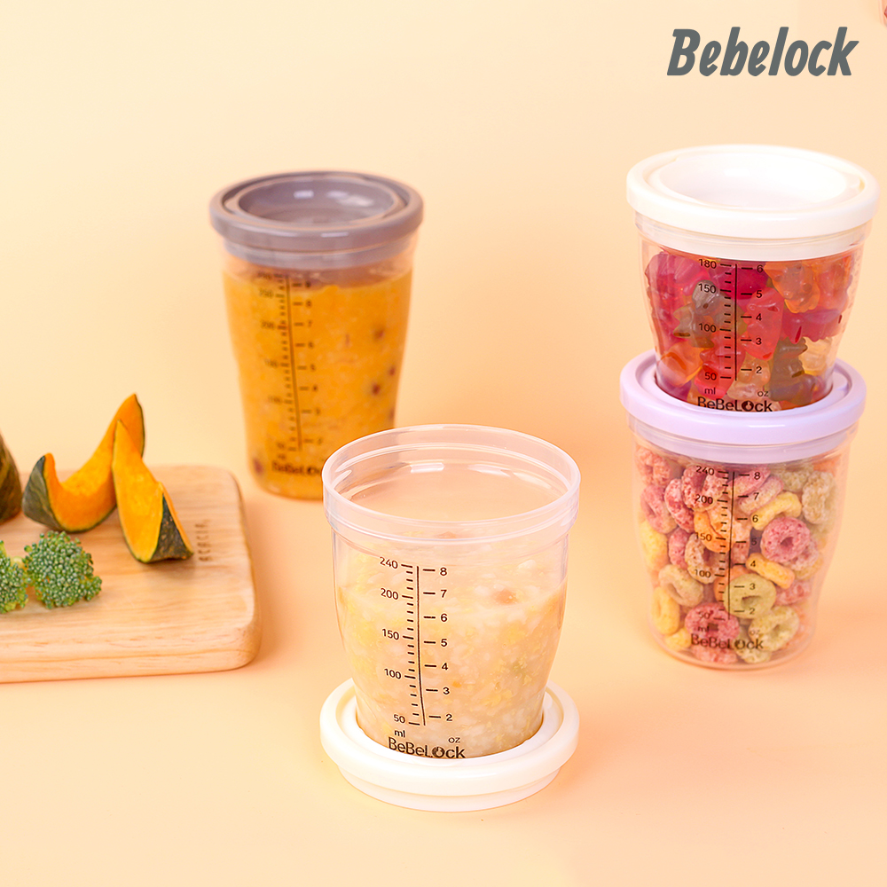 베베락 아이와 엘파 밀폐 이유식용기 12P 세트(120mlX180mlX 240ml) - 메인 이미지