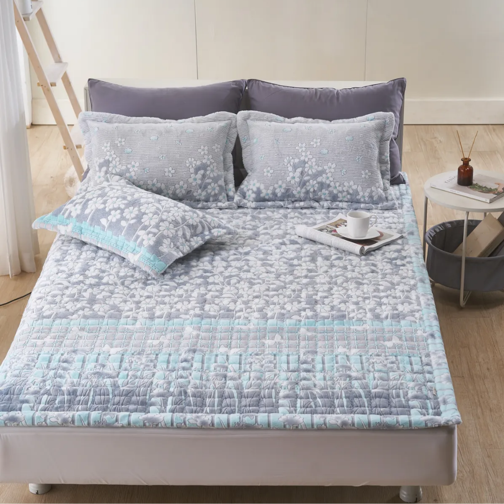 밍크 극세사 5미리 알러지케어 먼지없는 따뜻한 두꺼운 겨울 극세사 차렵 이불 SS