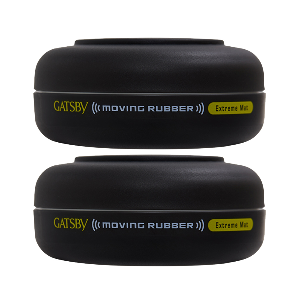 [1+1] 갸스비 헤어왁스 남성여성하드왁스 무빙러버 스파이키엣지 잔머리픽서 헤어스타일링 80g