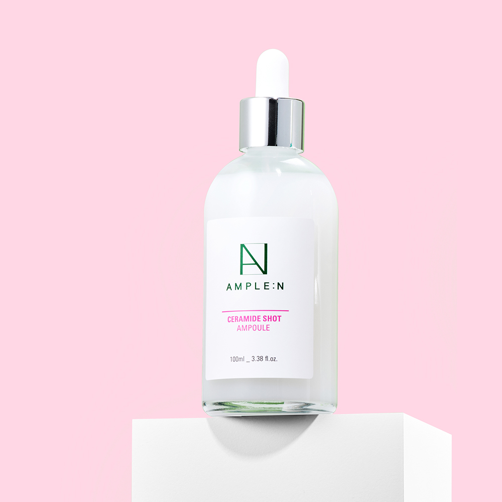 앰플엔 세라마이드샷 보습장벽 앰플 대용량 100ml 화잘먹 치트키 피부장벽 강화 앰플 - 상품 이미지