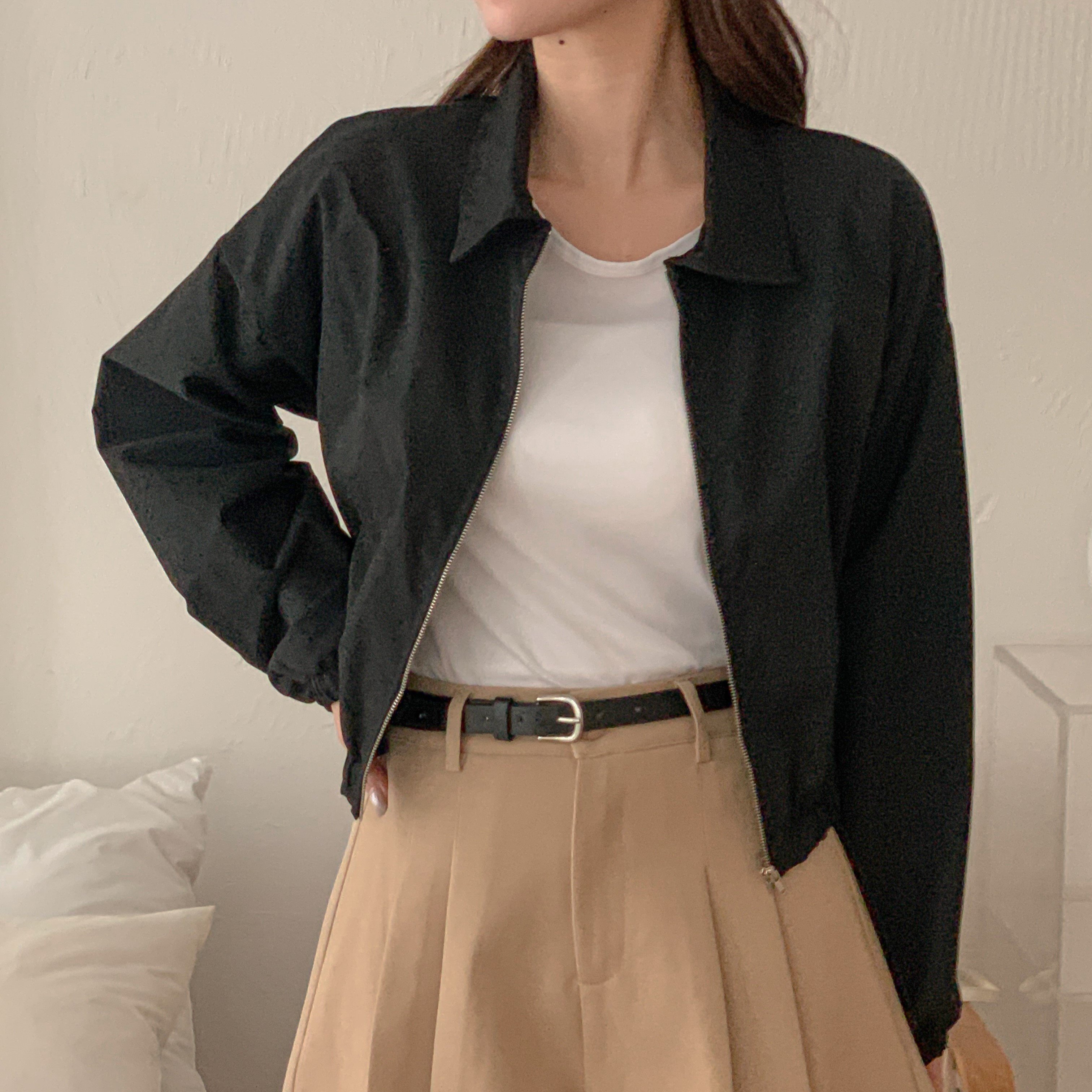 바람막이 집업 점퍼 간절기템 아우터 봄 가을 국산 국내제작 - 메인 이미지