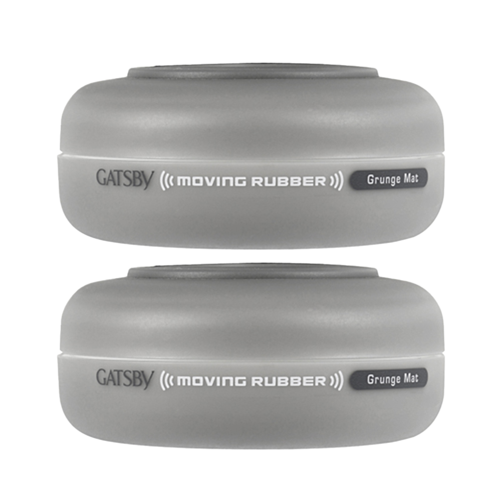 [1+1] 갸스비 헤어왁스 남성여성하드왁스 무빙러버 스파이키엣지 잔머리픽서 헤어스타일링 80g