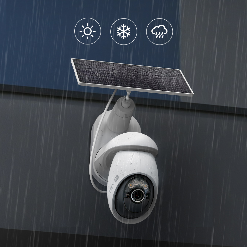 티피링크 Tapo C660 KIT 800만화소 태양광충전 회전형 무선 배터리 실외용 방수 카메라 CCTV - 상세 이미지 5
