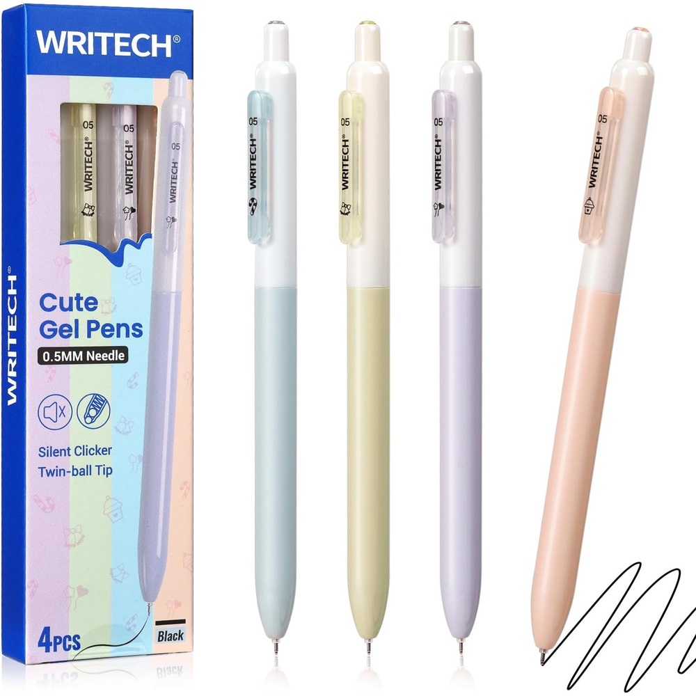 WRITECH 젤펜 0.5mm 8개입 - 상품 이미지