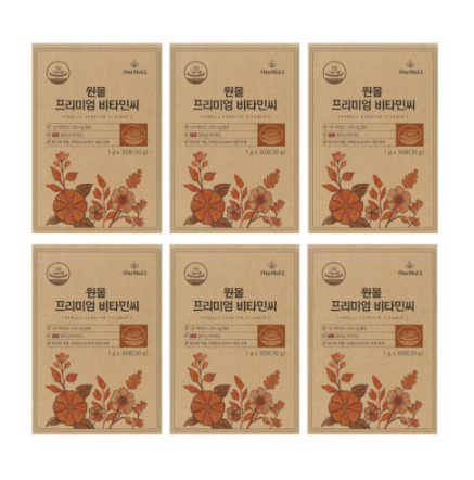 원몰 속편한 비타민C 가루 아세로라 암라 천연 원료 30포, 6개 - 상품 이미지