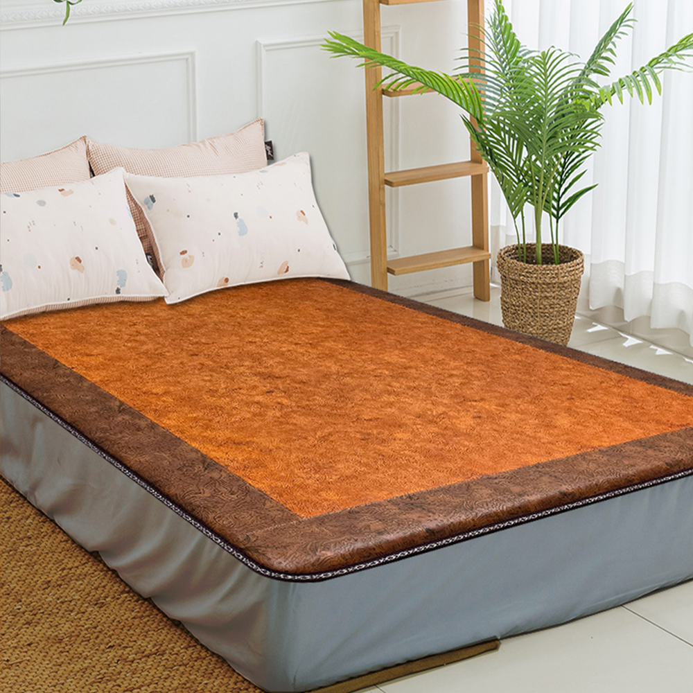 3H 한일온열기 야자수 사각 퀸 분리난방 두꺼운 그래핀 탄소 전자파없는 2인 전기매트 전기장판