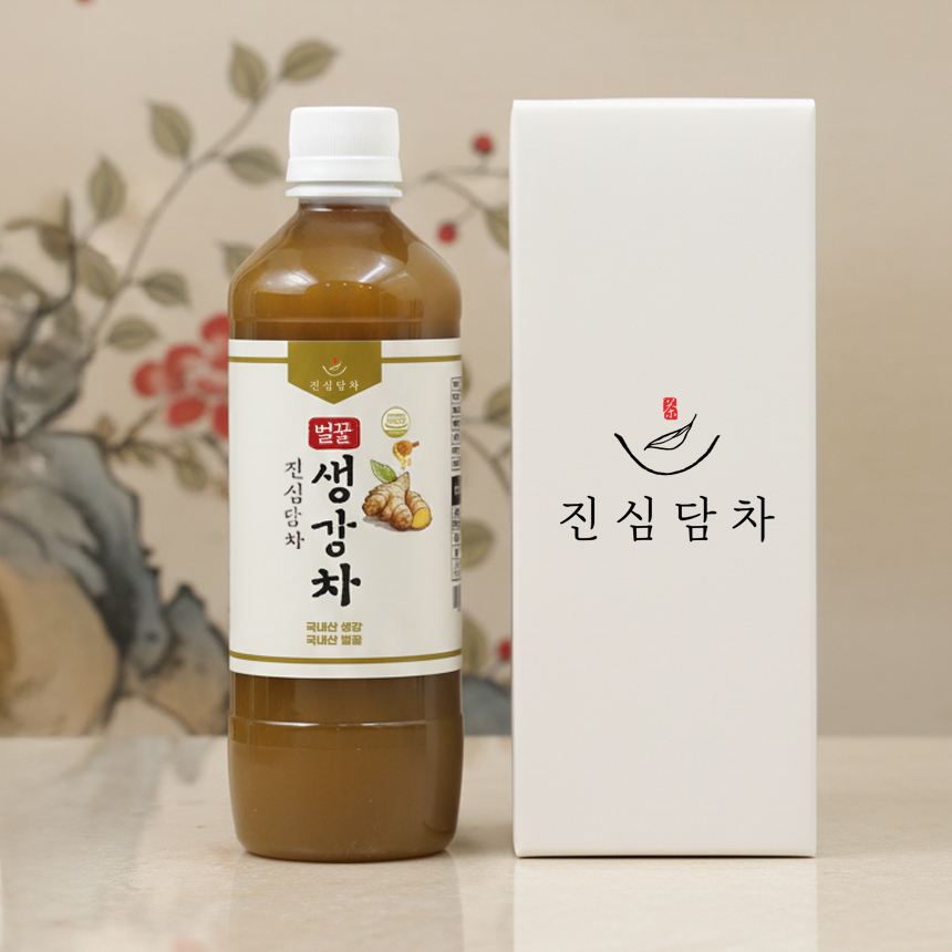 진심담차 국내산 생강차 꿀 생강청 무설탕 600g - 상세 이미지 2