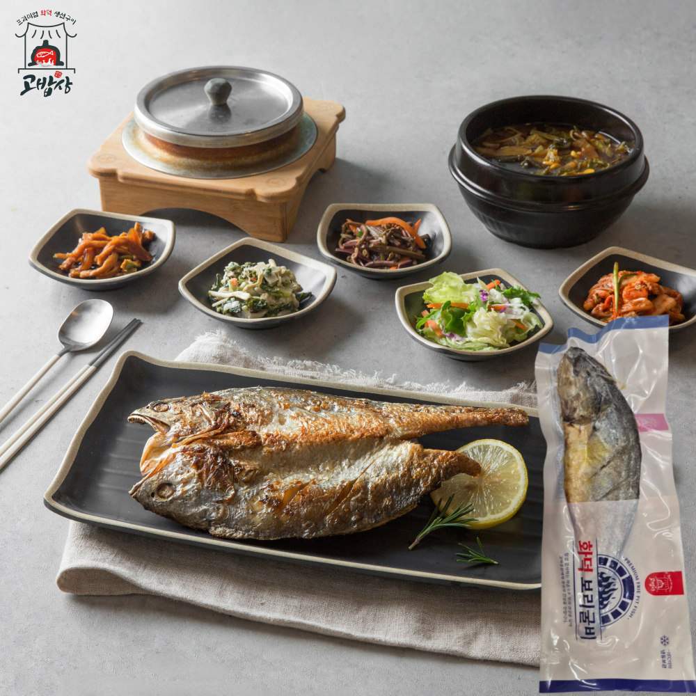 고밥상 찐 보리굴비 구이 화덕에 구운 생선구이 (5팩) - 상품 이미지