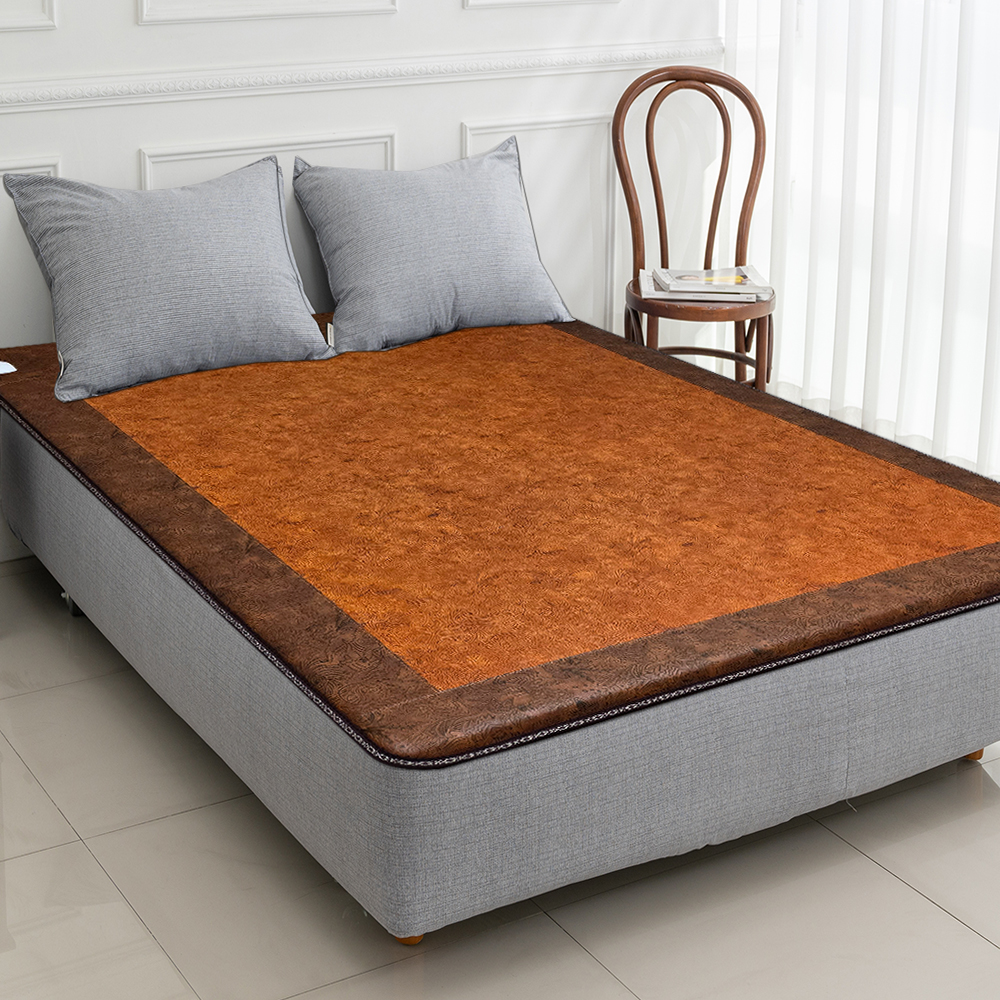 3H 한일온열기 야자수 사각 퀸 분리난방 두꺼운 그래핀 탄소 전자파없는 2인 전기매트 전기장판