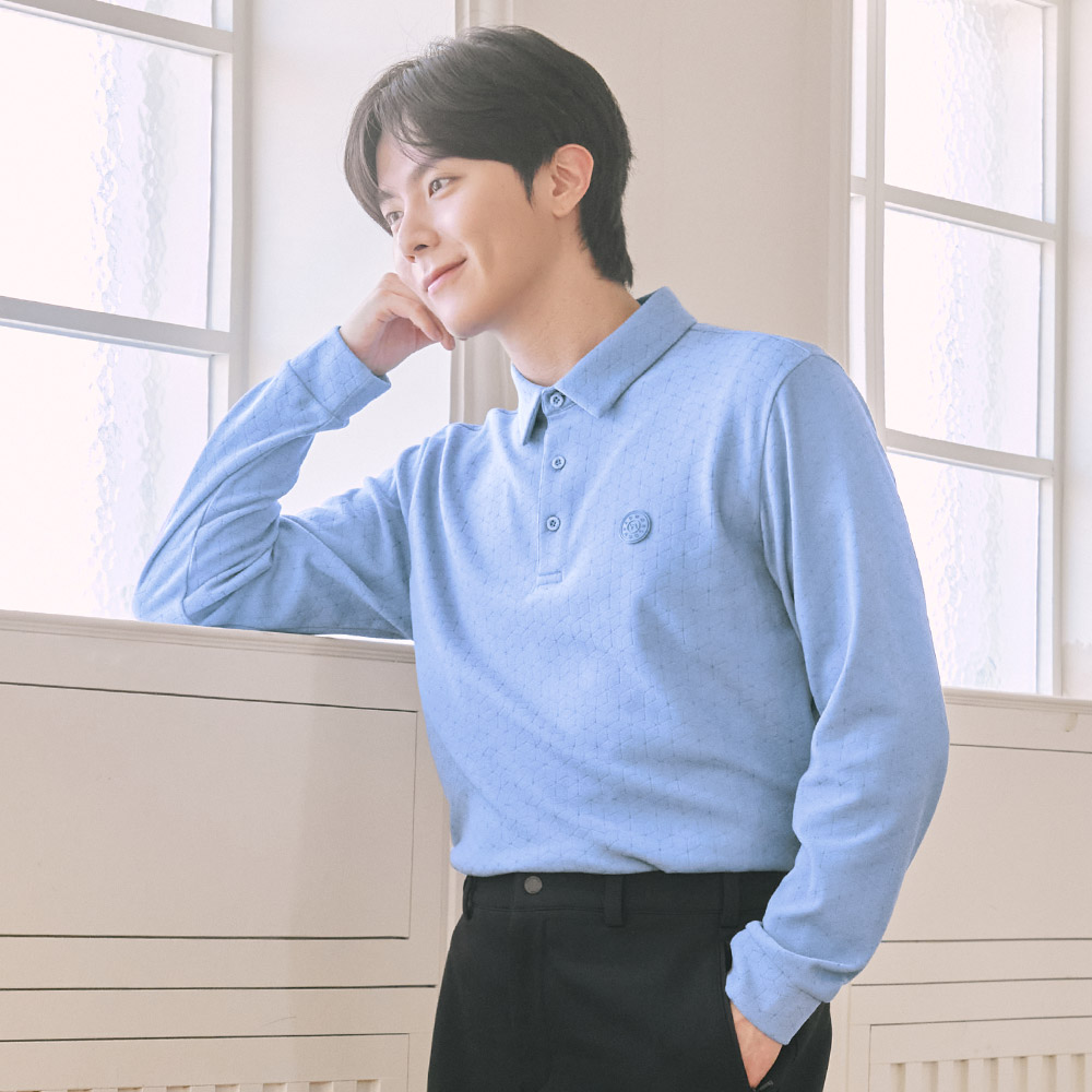 [PWX][A]Q325-3351-52 남성 기본형 카라티셔츠 - 상품 이미지