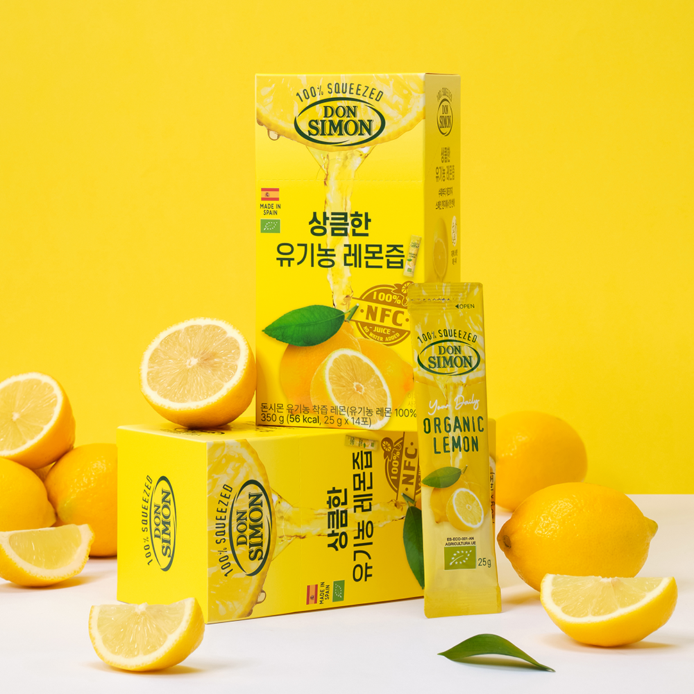 돈시몬 유기농 레몬즙 100% NFC 원액 스틱 25g 14포, 6개 이미지 3