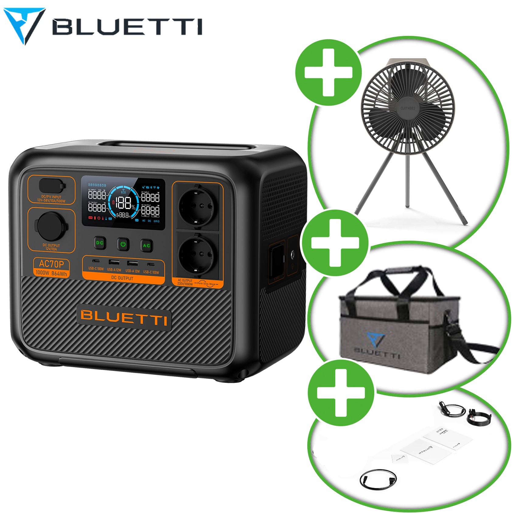 블루에티 파워뱅크 AC70P 블루예티 bluetti 올인원 인산철 보조 배터리