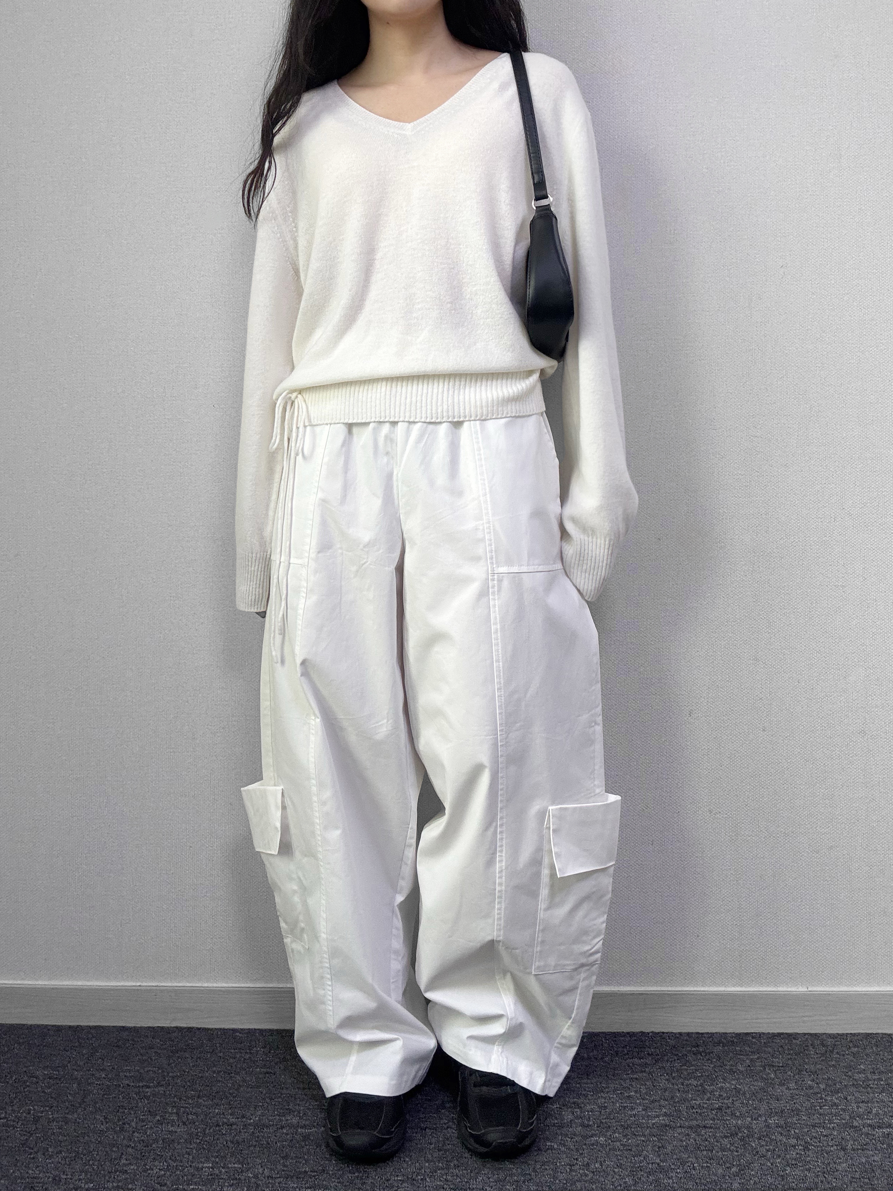 폴업 카고 와이드 밴딩 팬츠 [5Color] - 상세 이미지 4