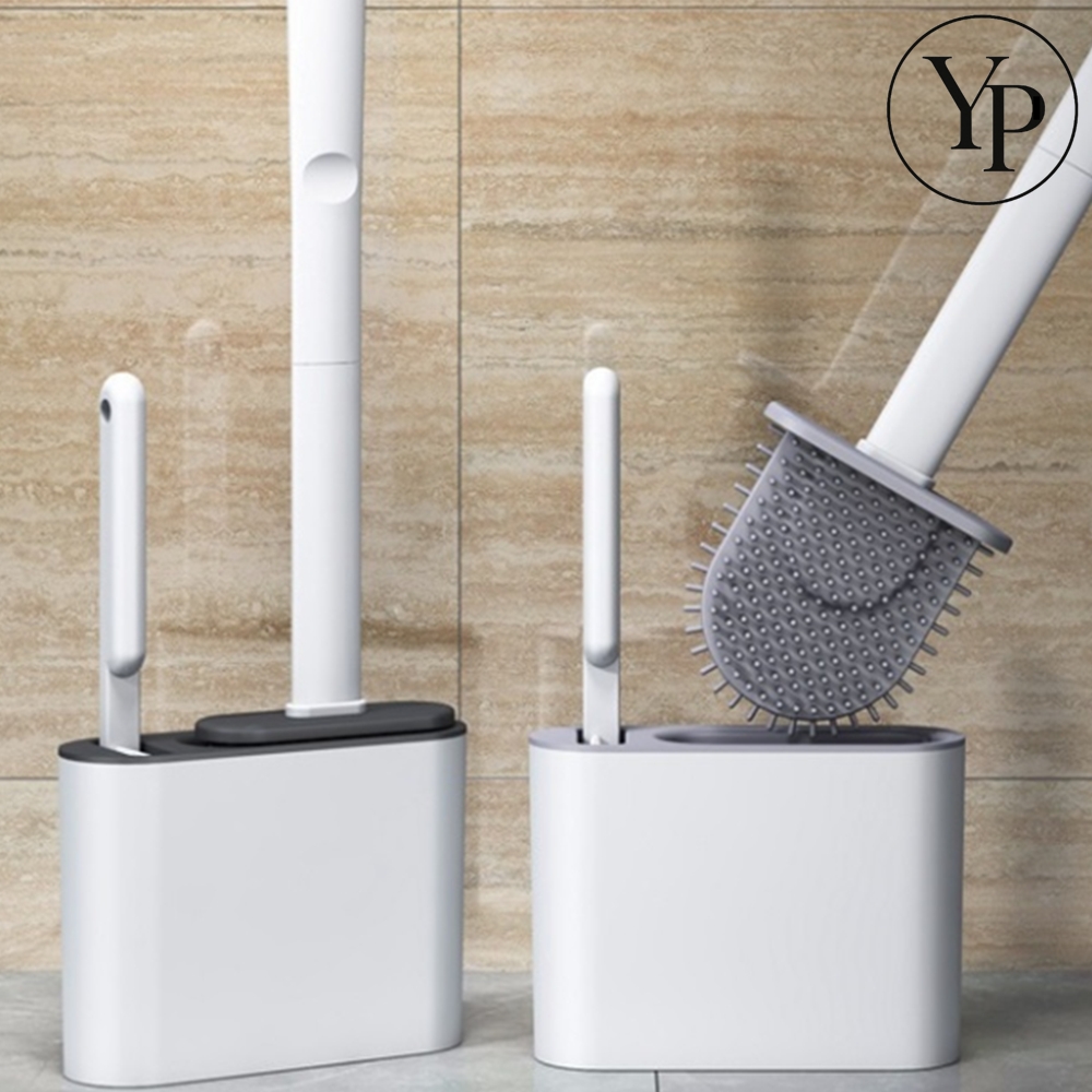 무타공 실리콘 변기 청소솔 세트 벽 부착 브러쉬 청소 멀티 브러쉬 화장실 욕실 틈새 보관