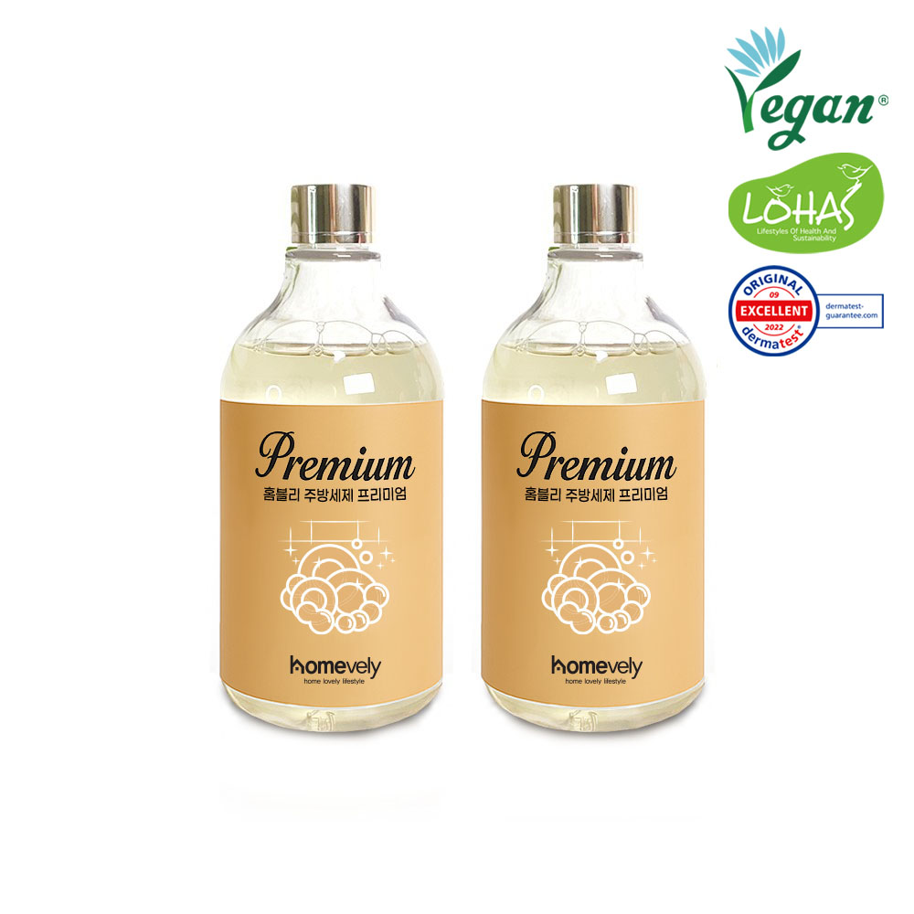 홈블리 주방세제 프리미엄 1종 과일 야채 세척제 유아겸용 750ml, 1개 - 상세 이미지 2