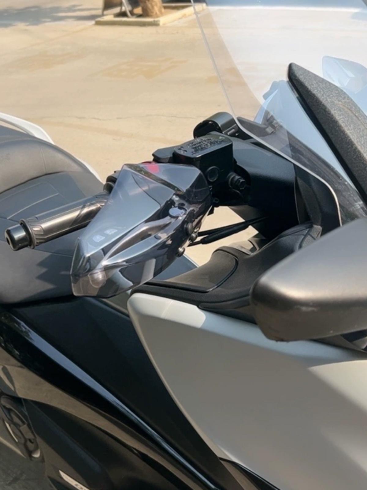 TMAX560 윈드실드 핸드가드 너클가드 TMAX530SX/DX 핸들바 윈드실드에 적합 그레이 - 상세 이미지 3