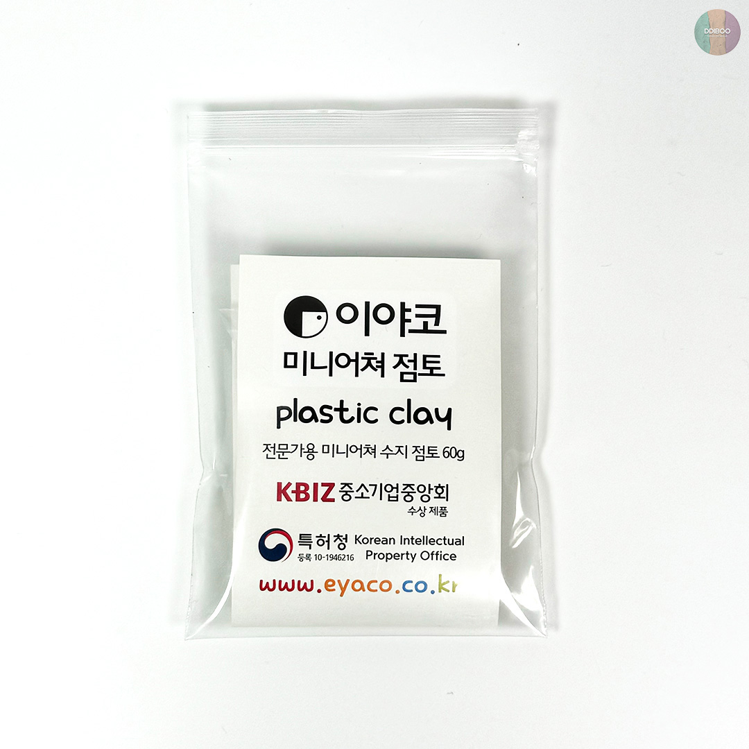 이야코 전문가용 플라스틱 점토 60g (반투명) - 메인 이미지