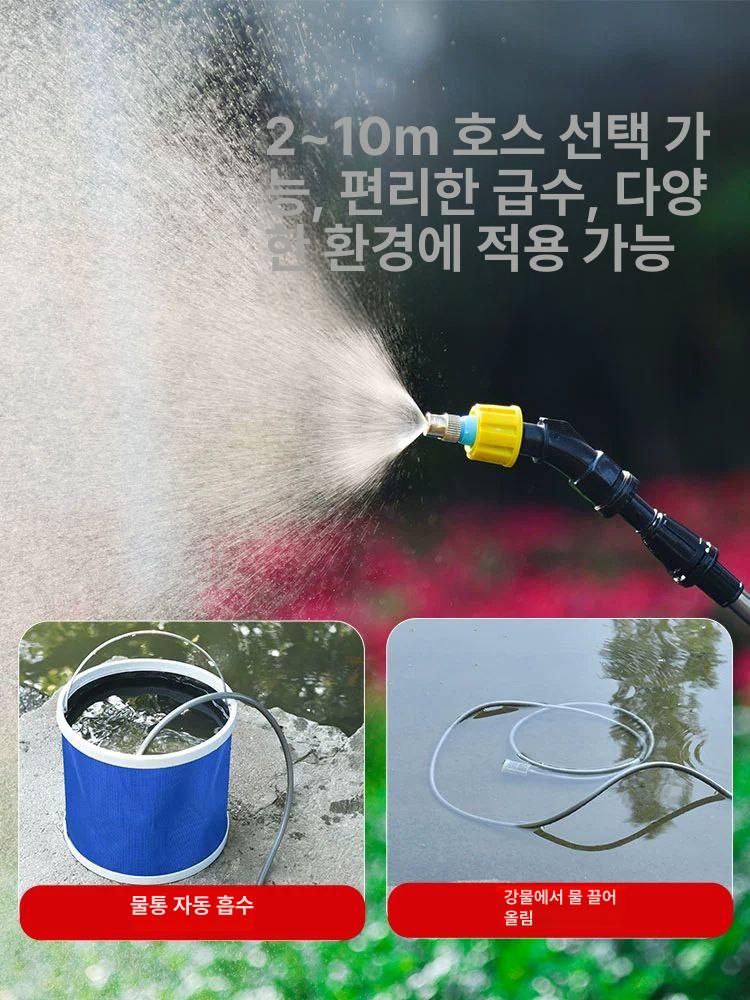 농약분무기 충전 살포기 압축 분사기 농업용 고압 스프레이 제초제 분무기 풍년 분사 베터리 8L 휴대용 리튬 배터리 분무기 - 상세 이미지 3