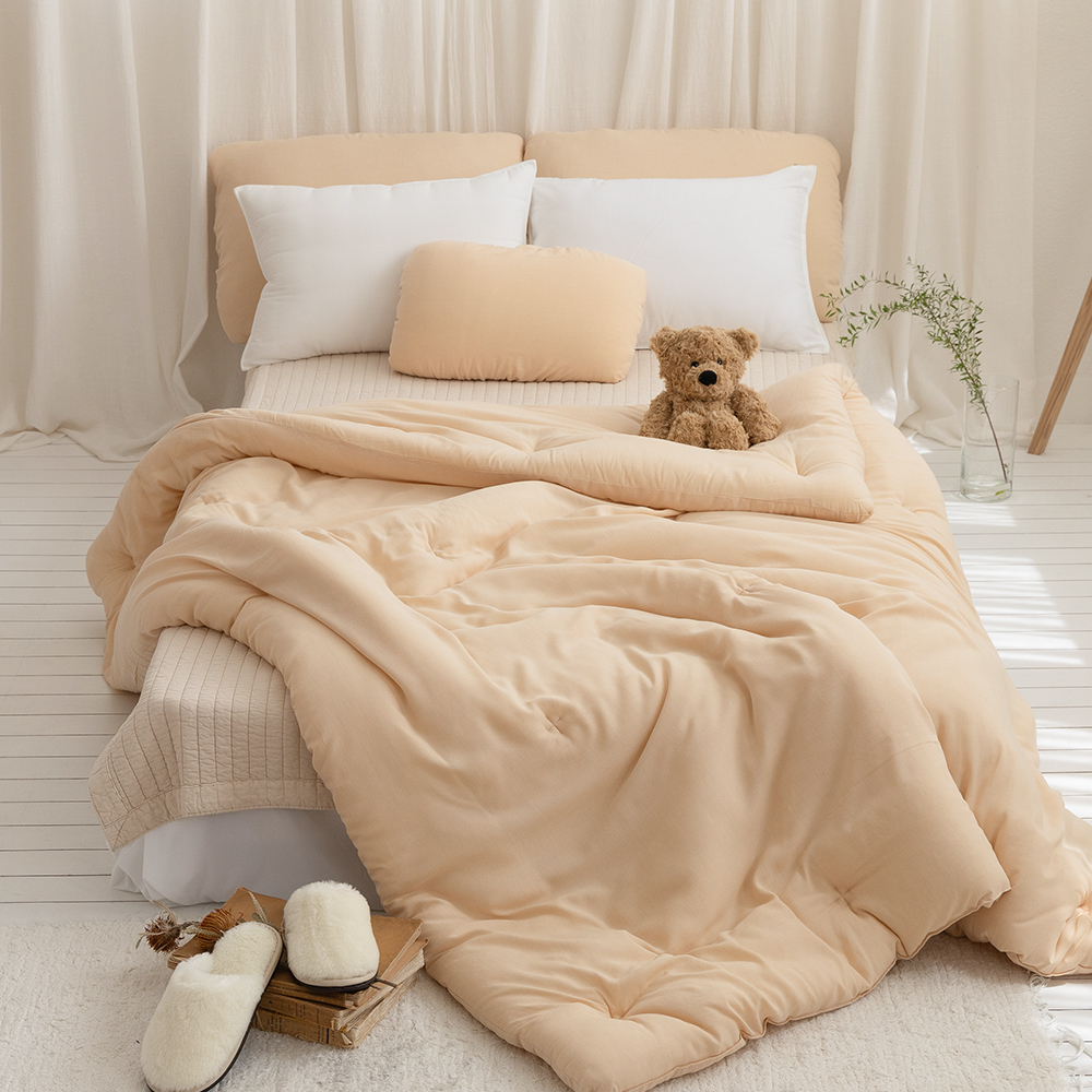 모제무드 화산송이 모달 매트리스패드 목화솜 피그먼트 알러지케어 침대패드 고정밴드없음 SS