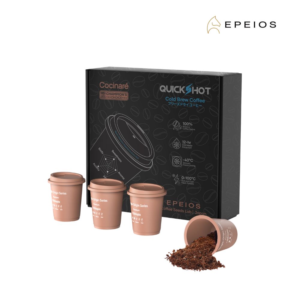 EPEIOS 에페이오스 퀵샷 콜드브루 동결건조 커피 세트 Premium-싱글 오리진, 9개입, 1개 - 상품 이미지