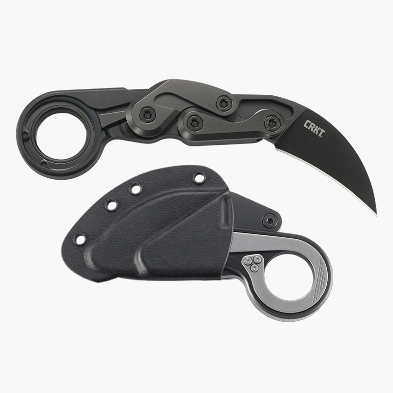 CRKT 프로보크 퍼스트 리스폰더 쉬스 세트 폴딩 카람빗 나이프 택티컬