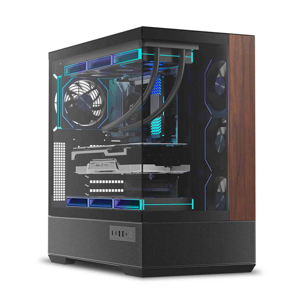 마이크로닉스 WIZMAX 우드리안 ULTRA 빅타워 PC 케이스