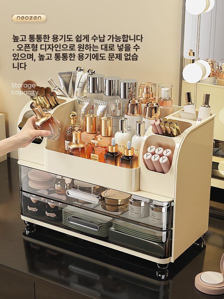솔비에 화장품정리선반 수납 진열대 화장대 정리함 정리대 다용도 크림 - 상세 이미지 5