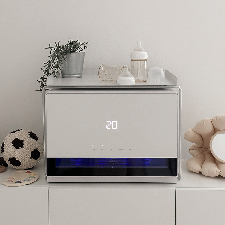 폴레드 픽셀 UVC LED 맘마존트레이 99.9% 살균 대용량 출산선물 젖병소독기