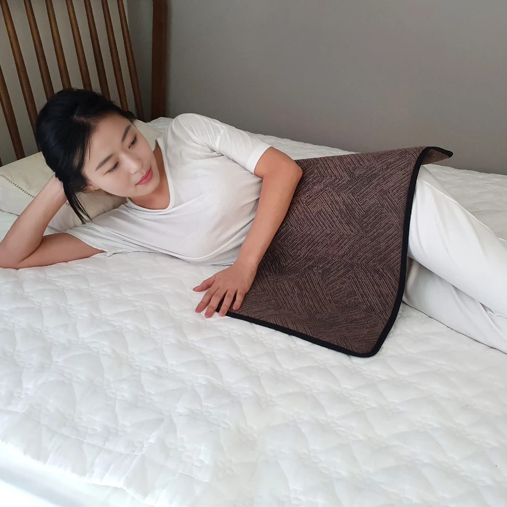 전기열선 없는 코튼망사  찜질기  전자파없는 순면  온열 카본탄소 메트-30일간무료체험 - 상세 이미지 3