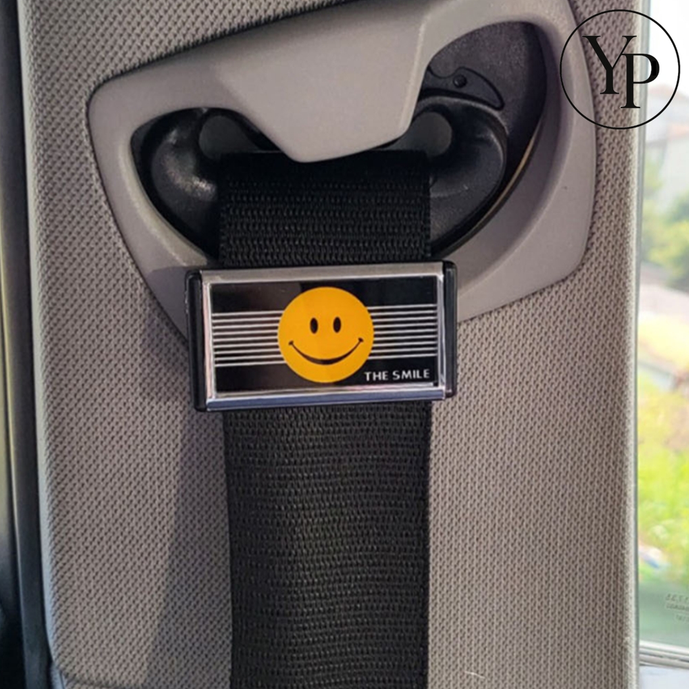 안전 벨트 스토퍼 스마일 캐릭터 자동차 버클 클립 어린이 임산부 안전 고정 장치