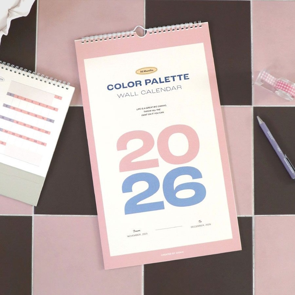 2026년 벽걸이 달력 26년 벽 달력 2026 감성 인테리어 월 캘린더 - 상품 이미지