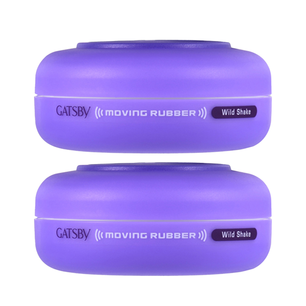 [1+1] 갸스비 헤어왁스 남성여성하드왁스 무빙러버 스파이키엣지 잔머리픽서 헤어스타일링 80g