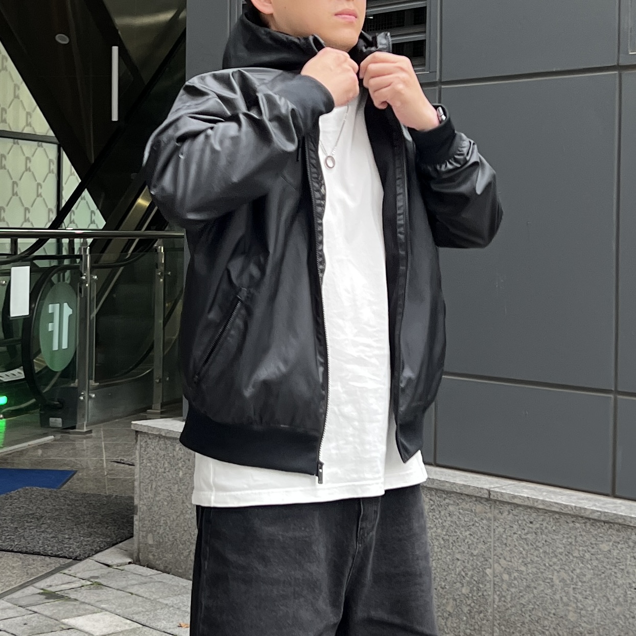 나이키 커플 바람막이 헤리티지 우븐 윈드러너 후디 스우시 남자 아노락 드라이핏 자켓 - 상세 이미지 5