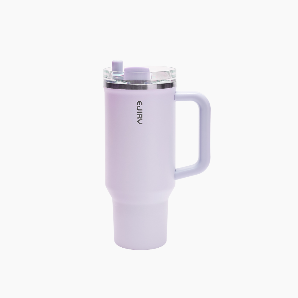 에지리 볼트 빨대 텀블러 (세척솔 포함) 900ml, 바이올렛, 1개 - 메인 이미지