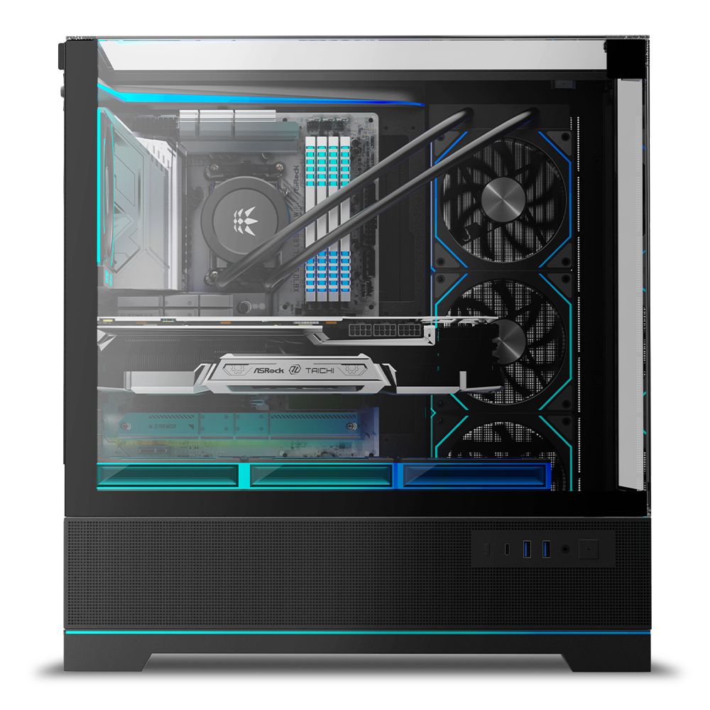 마이크로닉스 WIZMAX 루프탑 미들타워 PC 케이스 화이트 이미지 6