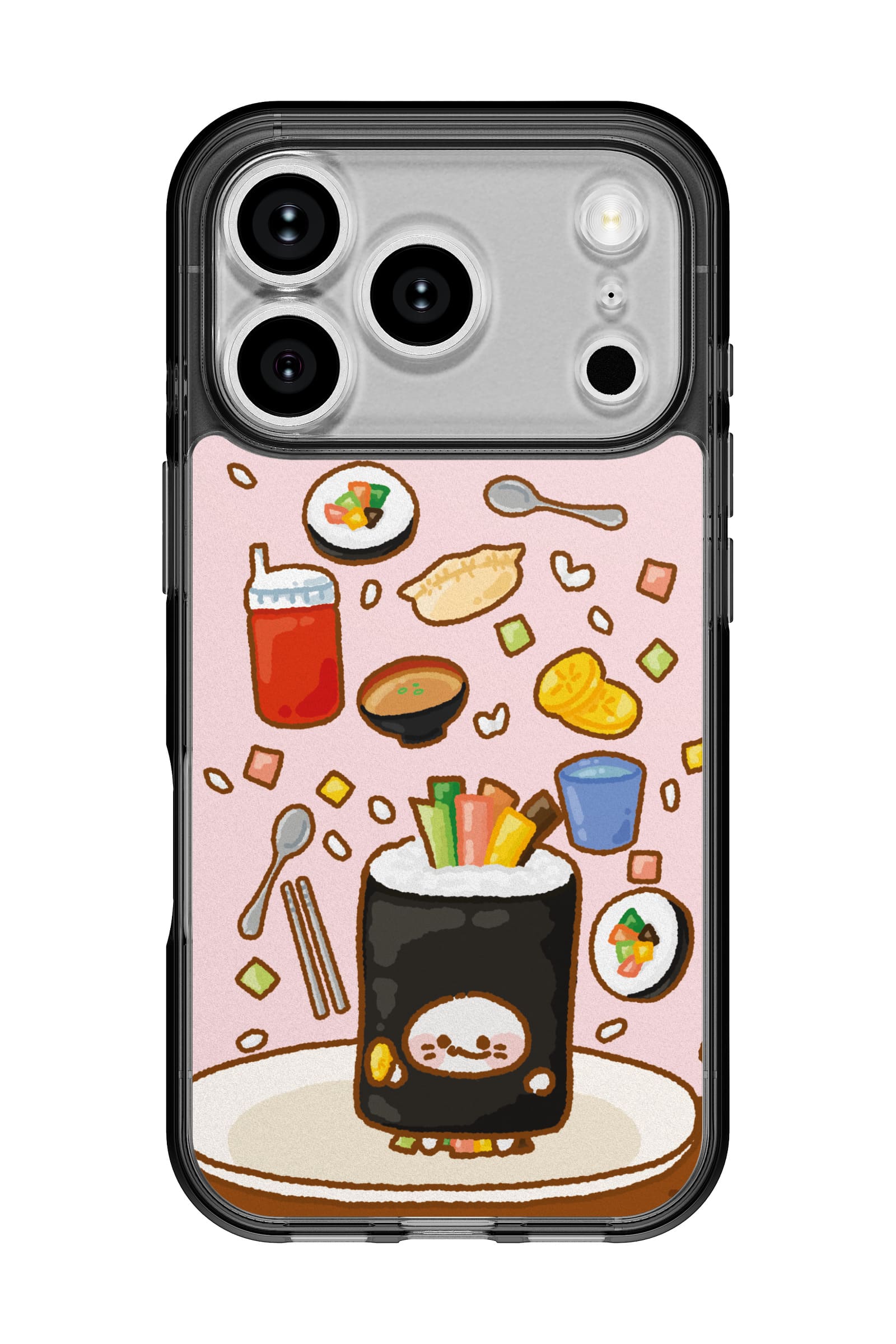 꼬치토치 김밥먹을랭 띠부띠부스킨 갤럭시/아이폰 케이스 부착용스킨 - 상세 이미지 2